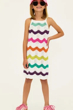 LITTLE TESSIE SUNSET SHERBERT COVER UP DRESS