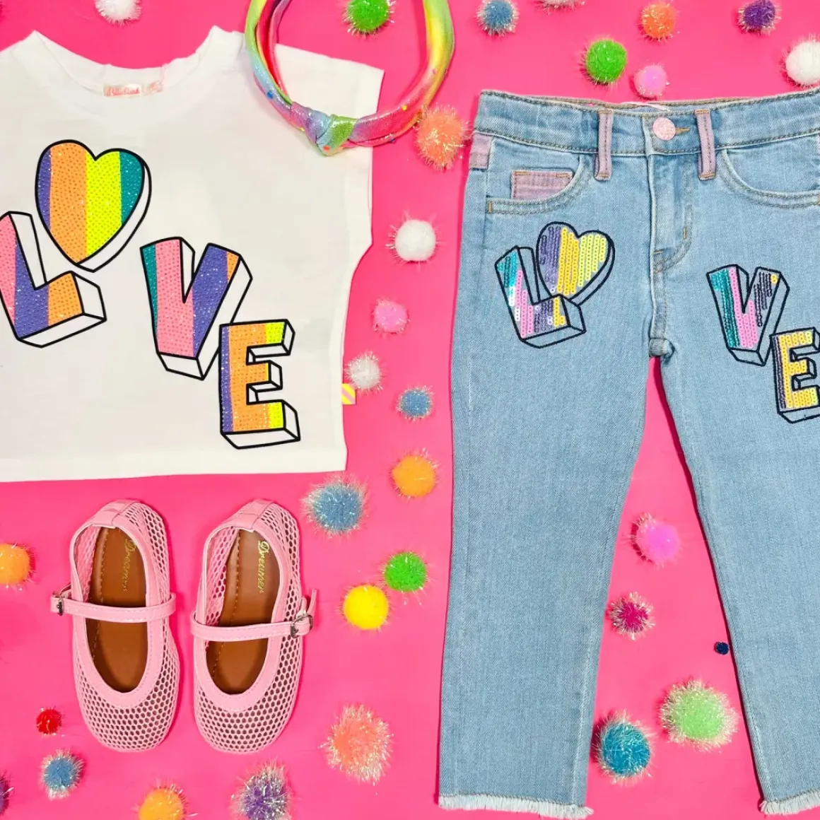 LOVE COLORED DENIM PANTS