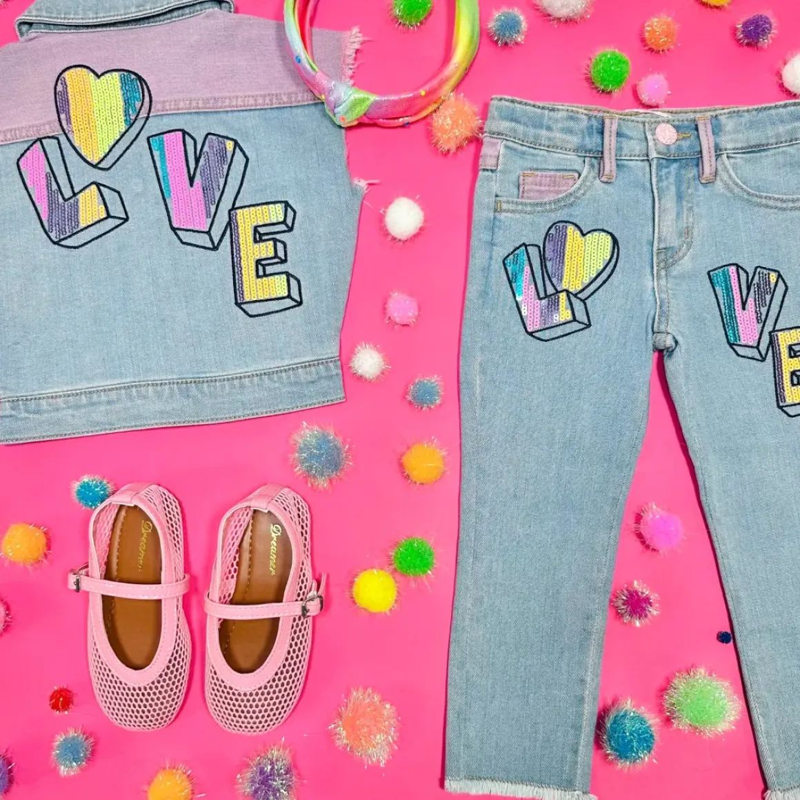 LOVE COLORED DENIM PANTS