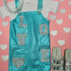 LOVE OVERALL DRESS