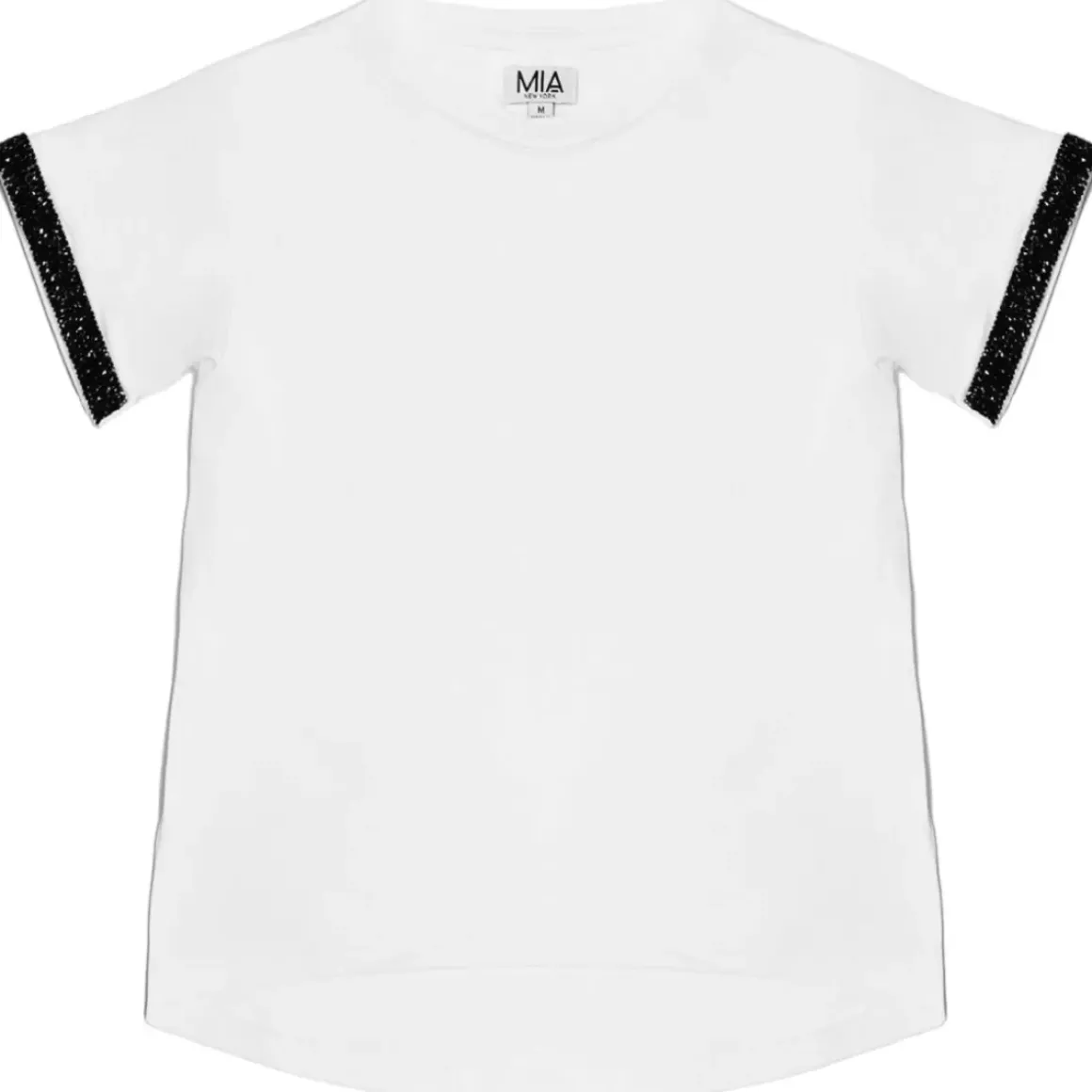 LUX CRYSTAL TRIM TSHIRT