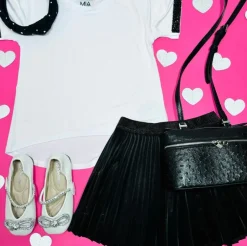 LUX CRYSTAL TRIM TSHIRT