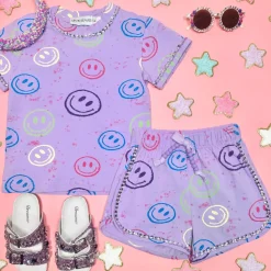 MADDIE SMILEY TOP AND SHORTS SET