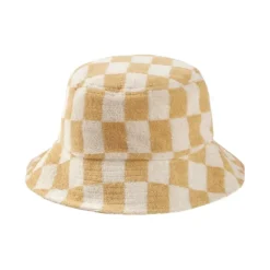 MARIGOLD CHECK BUCKET HAT (UNISEX)