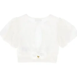 MARINA OPEN BACK PUFF SLEEVE TOP