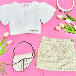 MARINA OPEN BACK PUFF SLEEVE TOP