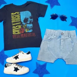 MARMO BIKER PANELED SHORTS