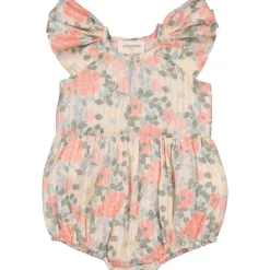 MARTINA LUREX VINTAGE FLOWER ROMPER