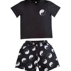 MAX YIN YANG TSHIRT AND SHORTS SET