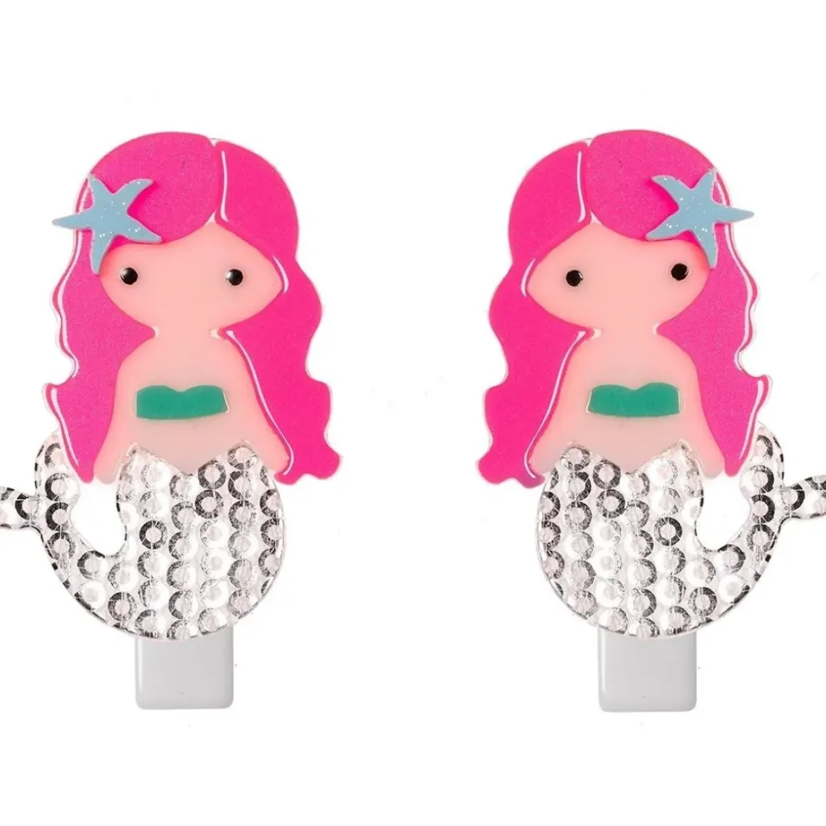 MERMAID ALLIGATOR CLIPS