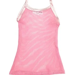 MESH COVER UP DRESS W/ METALLIC TRIM