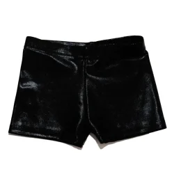 METALLIC BIKER SHORTS