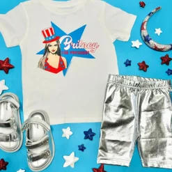METALLIC BIKER SHORTS