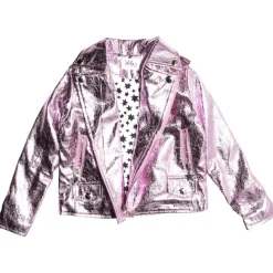 METALLIC FOIL MOTO JACKET