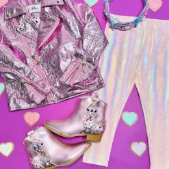 METALLIC FOIL MOTO JACKET