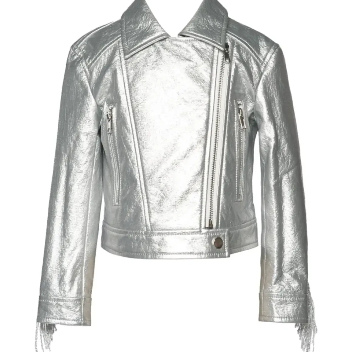 METALLIC FRINGE SEQUIN JACKET