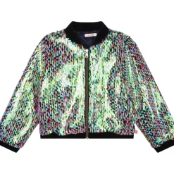 METALLIC SEQUIN VELVET JACKET