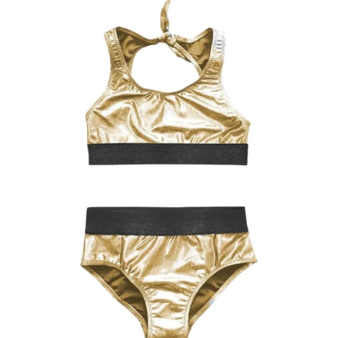 METALLIC SPORTY TWO PIECE BIKINI