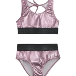 METALLIC TWO PIECE SPORTY BIKINI