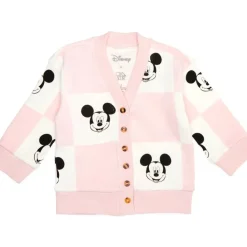 MICKEY CHECKERED CARDIGAN