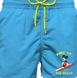 MICKEY KING OF THE BEACH SWIM TRUNKS
