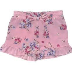MINI FLORAL RUFFLE SHORTS