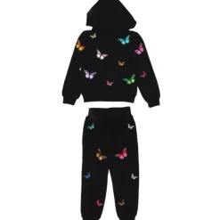 MONARCH BUTTERFLY ZIP UP HOODIE AND SWEATPANTS SET
