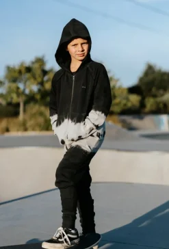 MUDTRAP DIP DYE ZIP UP HOODIE