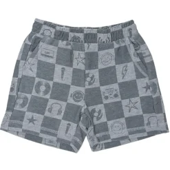 MUSIC CHECKERED SHORTS