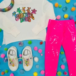 NEON METALLIC LEGGINGS
