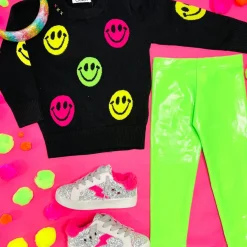 NEON METALLIC LEGGINGS