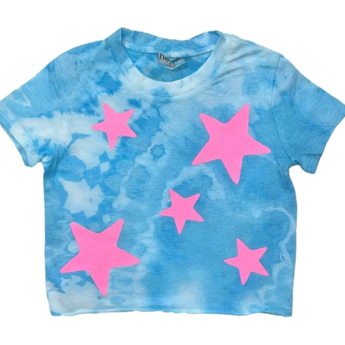 NEON STARS CLOUD WASH TSHIRT