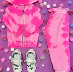 NEON TIE DYE SWEATPANTS