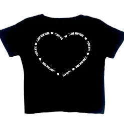 NEW YORK HEARTS CROP TSHIRT