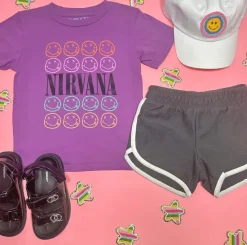 NIRVANA SMILEY TSHIRT