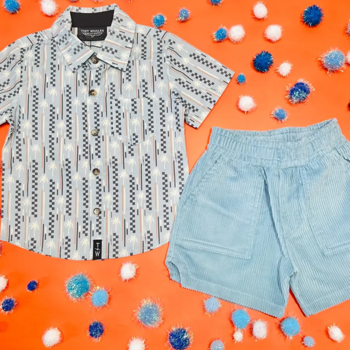 OASIS CORDUROY DAD SHORTS