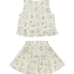OCEANSIDE TILE TANK TOP AND SKIRT SET