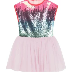 OMBRÉ SEQUIN TULLE DRESS