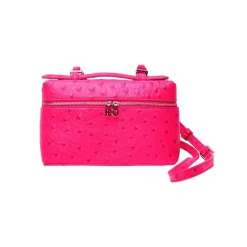 OSTRICH FAUX POCKET BAG