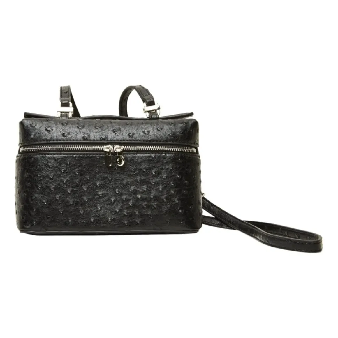 OSTRICH FAUX POCKET BAG
