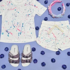 PAINT SPLATTER SHORTS