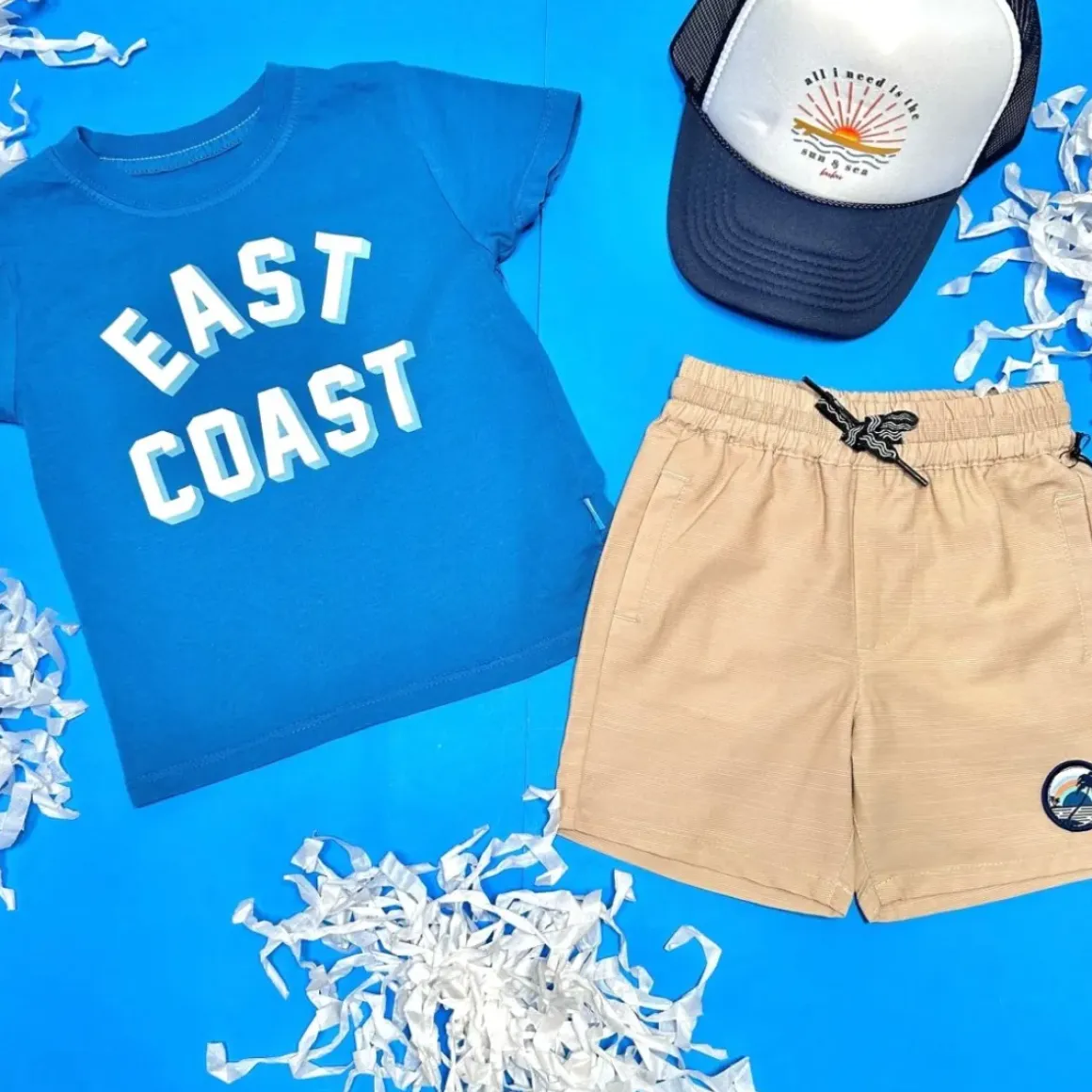 PALM TREE PATCH SEAFARER HYBRID SHORTS