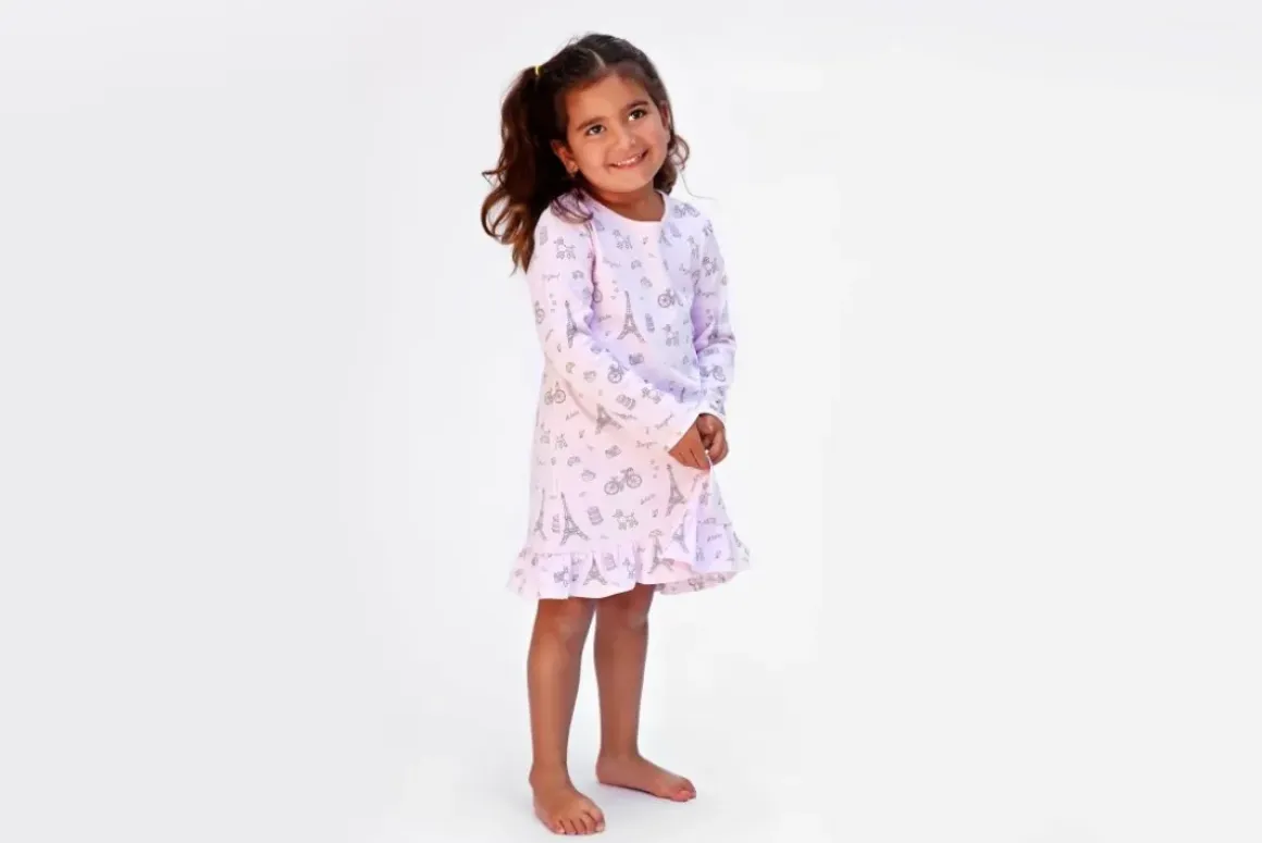 PARIS LONG SLEEVE DRESS