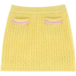 PARIS PEARL TRIM KNITTED SKIRT
