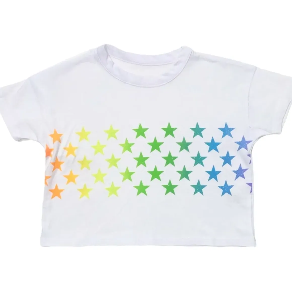 PASTEL GLITTER STARS TSHIRT