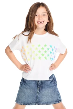 PASTEL GLITTER STARS TSHIRT