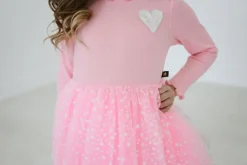 PATCHED HEART TWINKLE TUTU DRESS