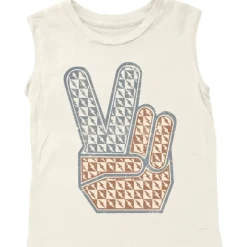 PEACE MUSCLE TANK TOP