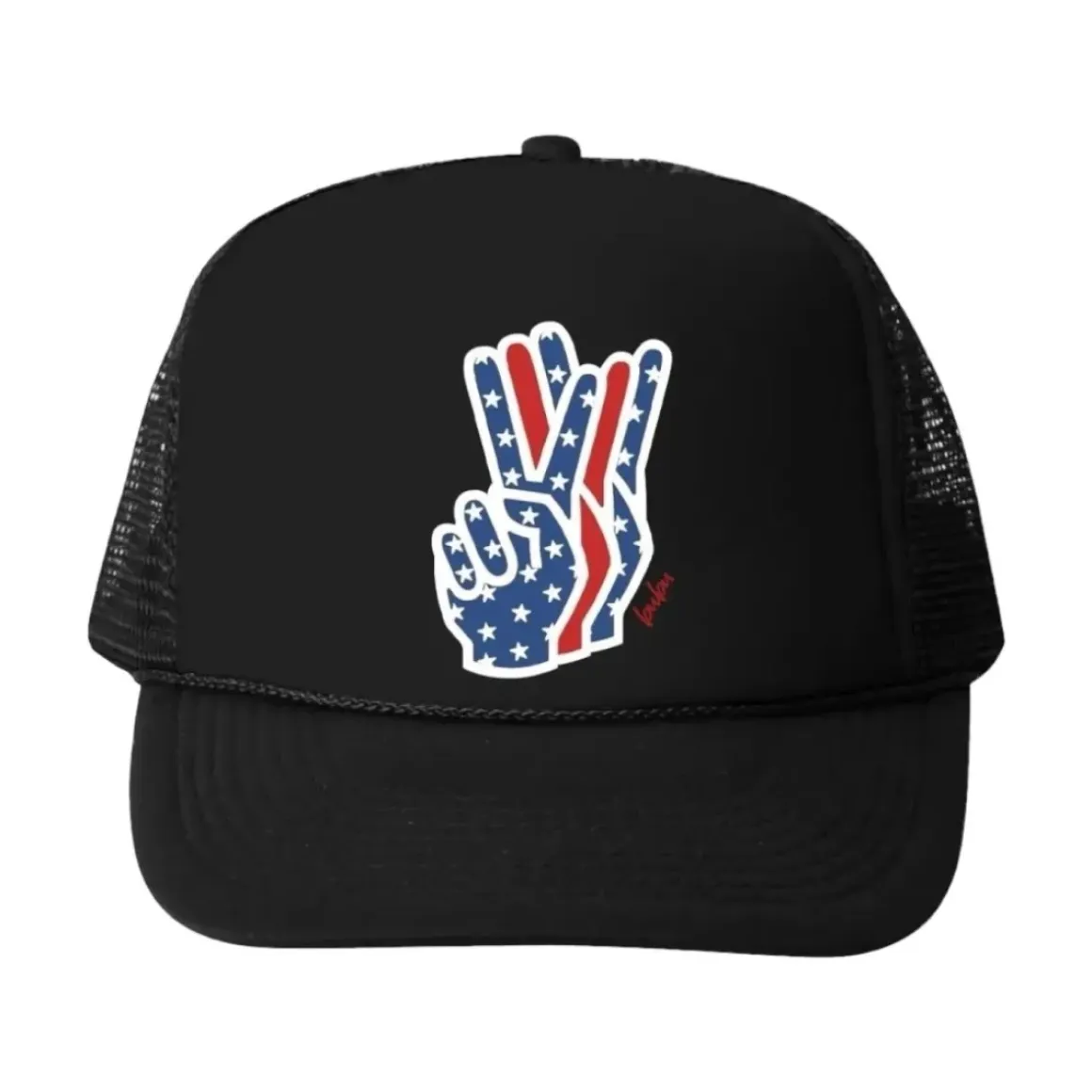 PEACE STARS TRUCKER HAT