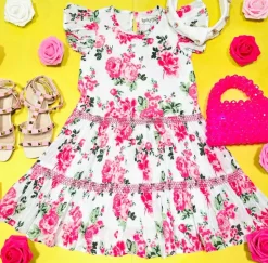 PEONY FLORAL DRESS